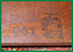 Limbert's branded signature and the stenciled model #651.